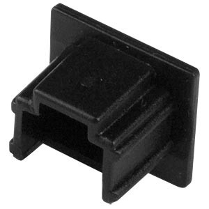 NTI cvr-rj11jck-fw100 RJ11 Female Jack Wide Cover, Flush Mount, 100-Pack