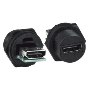 NTI hd-wtp-ff-cs Waterproof HDMI Feed-Thru Coupler, Case Side