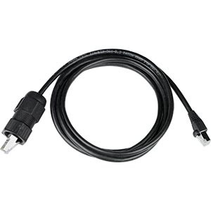 NTI cat5e-wtp-wr-6-black-shld Waterproof CAT5e Stranded Shielded Cable with Waterproof to RJ45 Cable Ends, 6 feet
