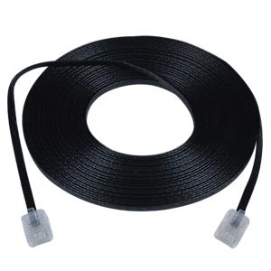 NTI cat5e-usf-50-black CAT5e Ultra Super Flat Patch Cables, 50 ft.