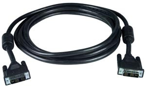 NTI DVI-IS-15-MM DVI-I Single Link Cable, Male to Male, 15 feet