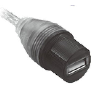 NTI usb2-af-wtp-1m USB Type A Female Waterproof Right Angle Cable with One End Unterminated, 1 meter