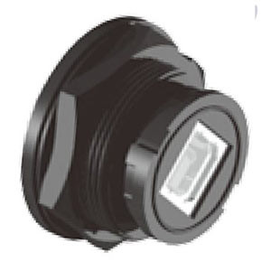 NTI usb2-bf-wtp-cs-qrfl USB Type B Female Waterproof Quick Release Panel Mount Connector with Flying Leads