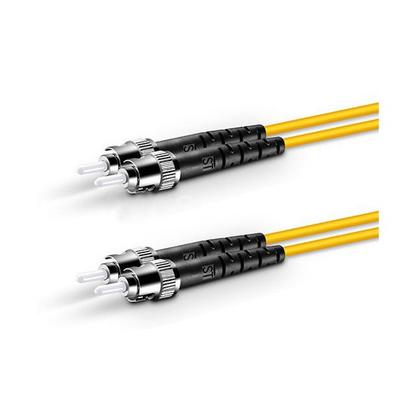 NTI fiber-d-stst-9-8m Duplex ST Singlemode Fiber Optic Cable, 9-Micron, 8 meters