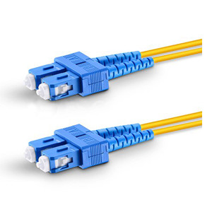 NTI fiber-d-scsc-9-7m Duplex SC Singlemode Fiber Optic Cable, 9-Micron, 7 meters