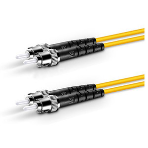 NTI fiber-d-stst-9-7m Duplex ST Singlemode Fiber Optic Cable, 9-Micron, 7 meters