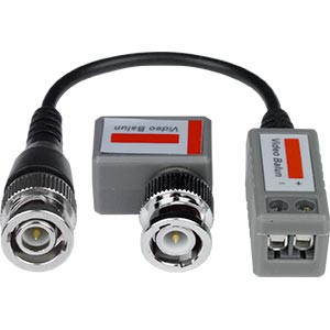 NTI BALUN-STBNC-C BNC Video Balun, with Attached Cable via Single Twisted Pair CAT5 to 2,000 feet