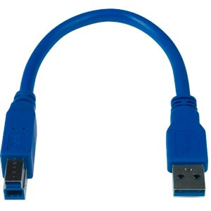 NTI usb3-ambm-15cm USB 3.0 Type A Male to Type B Male Gender Changer Cable