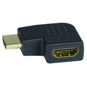 NTI hdmi-mf-l HDMI Type A Left Angled Adapter, Male to Female
