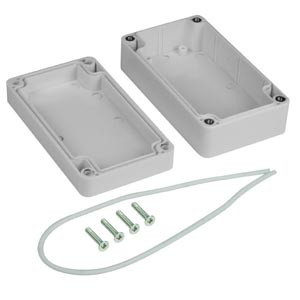 NTI cs65-115x65x40 Weatherproof Enclosure, IP65, Polycarbonate, 4.53x2.56x1.57in