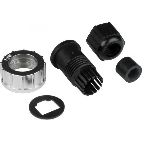 NTI rj45-5ewtp-cb28s-m CAT5e Waterproof Cable Side Long Cable Gland with Metal Screw Nut and 13/16 " - 28 UN Threading