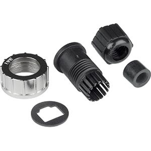 NTI rj45-5ewtp-cb28s-m CAT5e Waterproof Cable Side Long Cable Gland with Metal Screw Nut and 13/16 " - 28 UN Threading