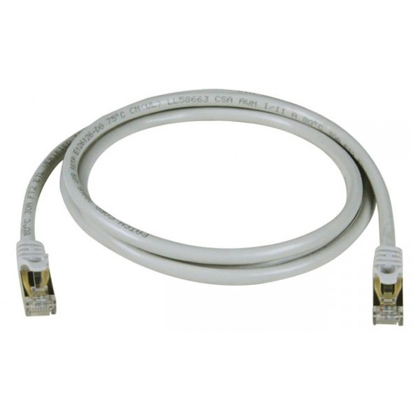 NTI cat7-5-28gray-ind CAT7 Patch Cords, 28AWG, Gray, 5ft