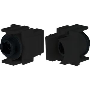 NTI ky-tos-b-ff TOSLINK Keystone Insert Coupler, Female to Female, Black