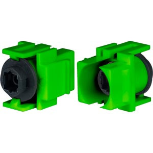 NTI ky-tos-g-ff TOSLINK Keystone Insert Coupler, Female to Female, Green