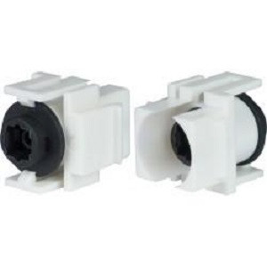 NTI ky-tos-r-ff TOSLINK Keystone Insert Coupler, Female to Female, Red