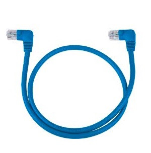 NTI cat5e-la-9-blue CAT5e Left Angle Cable, Blue, 9 feet