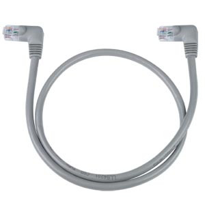 NTI cat5e-la-9-gray CAT5e Left Angle Cable, Gray, 9 feet