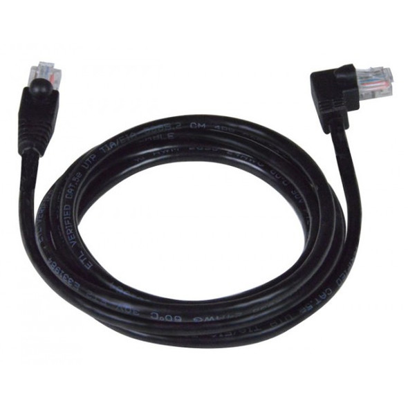 NTI cat5e-rasv2-9-blue CAT5e Right Angle to Straight Patch Cords, 60?C, 9ft, Blue