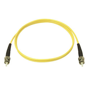 NTI fiber-s-stst-9-1m Simplex ST Singlemode Fiber Optic Cable, 9-Micron, 1 meter
