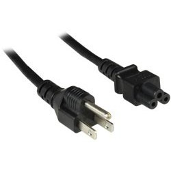 NTI pwr-crd18-515pc5-6 NEMA 5-15P to IEC 320 C5 Power Cord, 18 AWG, 6 feet
