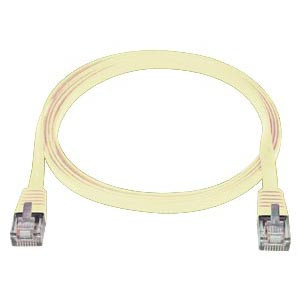 NTI cat5e-sf-14-beige CAT5e Super Flat Stranded Unshielded Cable, Beige, 14 feet