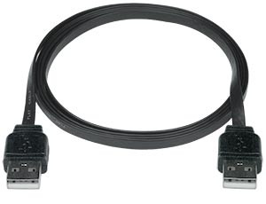 NTI usb2-sf-aa-10-mm USB 2.0 Super Flat Type A Cable, Male to Male, 10 feet