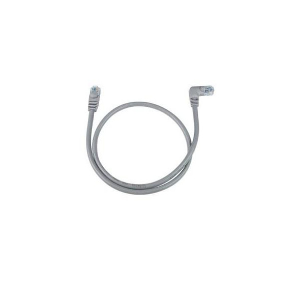 NTI cat5e-ras-9-white CAT5e Right Angle to Straight Cable, White, 9 feet