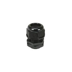 NTI glnd-wtp-p-25b Parallel Short Threaded Waterproof Cable Gland, G 1 " Thread, Black