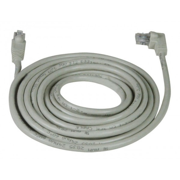 NTI cat6-lasv2-2-gray CAT6 Left Angle to Straight Patch Cords, 60?C