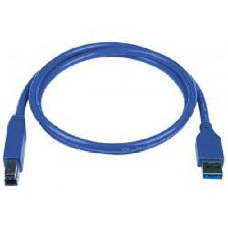 NTI usb3-ab-6-l USB 3.0 Type A to Type B Cable, Male to Male, 6 feet