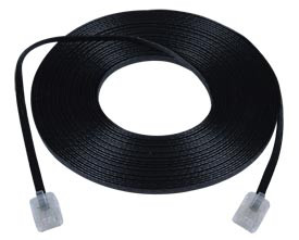 NTI cat5e-usf-5-black CAT5e Ultra Super Flat Patch Cables, 5 ft.