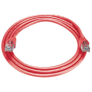 NTI cat6-2-red-shld CAT6 Stranded Shielded Cable, Red, 2 feet