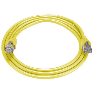 NTI cat6-2-yellow-shld CAT6 Stranded Shielded Cable, Yellow, 2 feet
