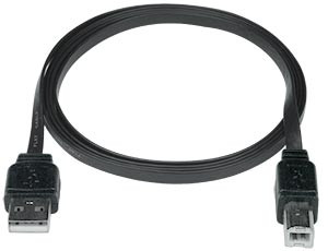 NTI usb2-sf-ab-6-mm USB 2.0 Super Flat Type A to Type B Cable, Male to Male, 6 feet