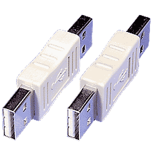 NTI usbam-usbam USB 2.0 Type A Gender Changer, Male to Male