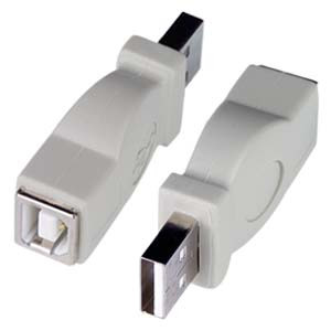 NTI usbam-usbbf USB 2.0 Type A Male to Type B Female Gender Changer