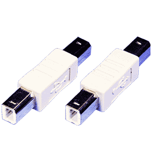 NTI usbbm-usbbm USB 2.0 Type B Gender Changer, Male to Male
