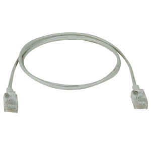 NTI cat6a-uthnv2-5-gray CAT6A Ultra-Thin Slim Patch Cables, 60C, 5ft