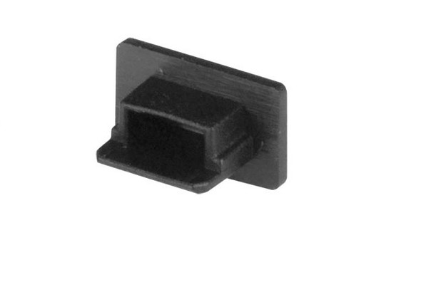 NTI cvr-usbbmf10 USB Mini Type B Female Dust Cover, Black, 10-Pack