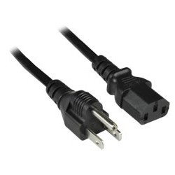 NTI pwr-crd18-515pc13-6 NEMA 5-15P to IEC 320 C13 Power Cord, 18 AWG, 6 feet