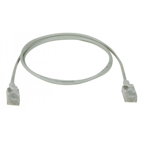 NTI cat6a-uthnv2-2-gray CAT6A Ultra-Thin Slim Patch Cables, 60C, 2ft