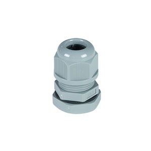 NTI glnd-wtp-p-12g Parallel Short Threaded Waterproof Cable Gland, G 1/2 " Thread, Gray