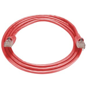 NTI cat6-7-red CAT6 Stranded Unshielded Cable, Red, 7 feet