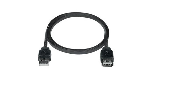 NTI usb2-sf-aa-3 USB 2.0 Super Flat Type A Extension Cable, Male to Female, 3 feet