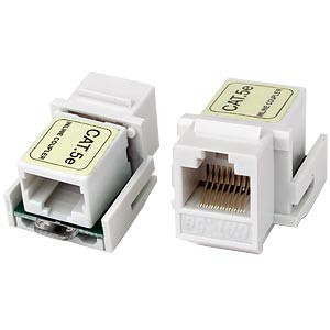 NTI rj45-ff-snp-white CAT5e Keystone Coupler, White