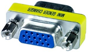 NTI 15HD-FF VGA Gender Changer, Female to Female