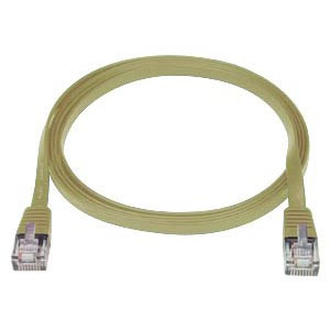 NTI cat5e-sf-3-gray CAT5e Super Flat Stranded Unshielded Cable, Gray, 3 feet