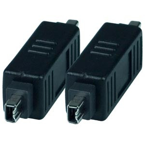 NTI 1394-4pm4pm 1394 FireWire 4 Pin Male to 4 pin Male Gender Changer, Black