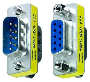 NTI db9-sl-mf DB9 Mini Gender Changer, Male to Female